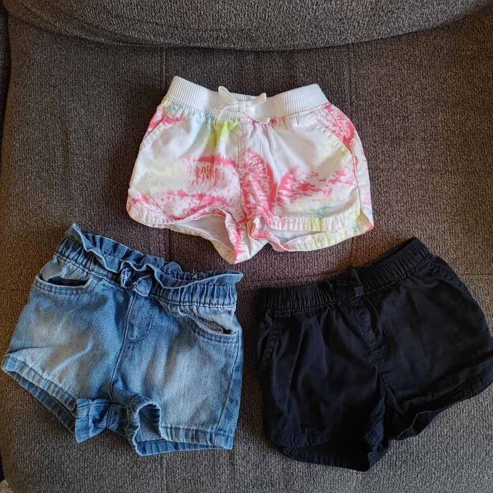 3 pairs Of Toddler Childrens Place Shorts